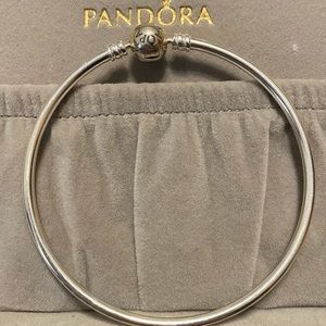 Pandora Sterling Silver Bangle Bracelet